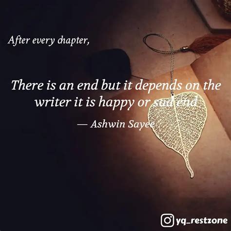 de quotes writings  ashwin sayee