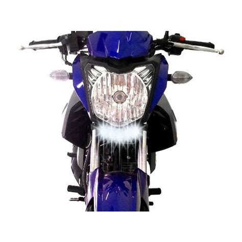 Farol Auxiliar Led W Drl Moto Yamaha Fazer Ys Unid Submarino