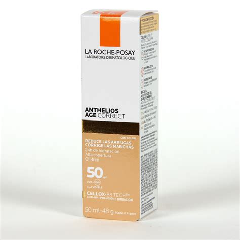 La Roche Posay Anthelios Age Correct SPF 50 Color 50 ml | Farmacia Jiménez