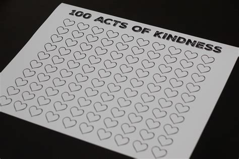 Toddler Approved!: 100 Acts of Kindness Free Printable Countdown Poster