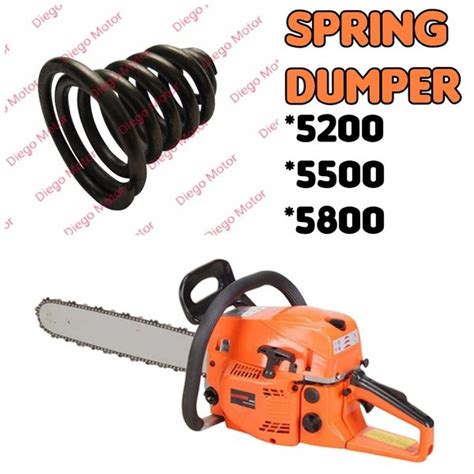 Jual Spring Damper Per Karet Bodi Mesin Chainsaw Sinso Mini Tipe 5200