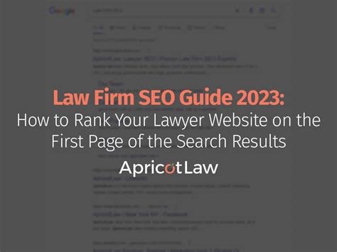 Law Firm Seo Guide 2024 Rank Your Attorney Website In Search