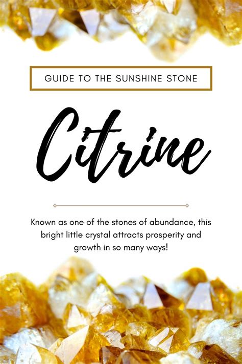 Citrine Meaning, Properties and Benefits - Kcrafts