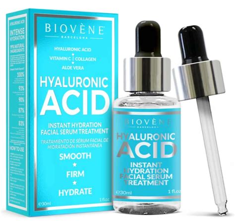 Biovene Hyaluronic Acid Instant Hydration Facial Serum Treatment 1source