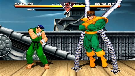 Master Ryu Vs Doctor Octopus Highest Level Awesome Fight Youtube