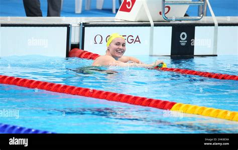 July Th Tokyo Japan Ariarne Titmus Of Australia Wins The