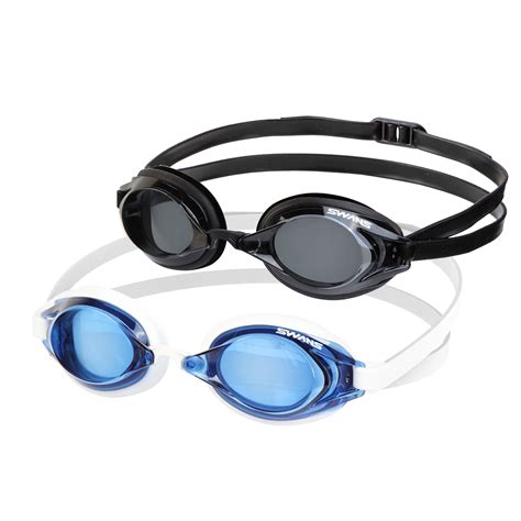 SWANS SR 2NEVOP getönte optische Schwimmbrille mit Sehstärke für