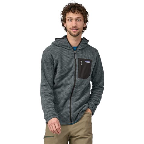 Patagonia Chaqueta Polar Hombre R1 Air Full Zip Hoody Nouveau Green