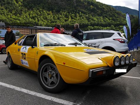 Ferrari Dino 308 GT4. Yellow version * All PYRENEES · France, Spain ...