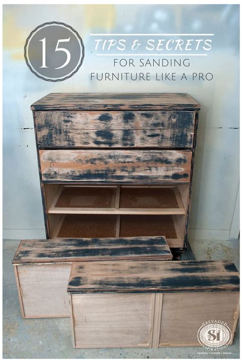 Sanding Furniture - 15 Tips & Pro Secrets - Salvaged Inspirations