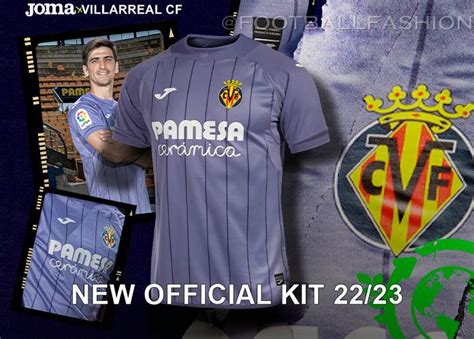 Villarreal CF 2022 23 Joma Away And Third Kits FOOTBALL FASHION