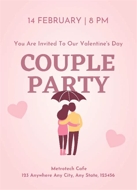 Free Online Valentine's Day Invitation Templates | LightX