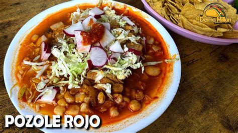 Como Hacer Pozole Rojo Pozole Rojo Con Carne De Puerco Facil Y