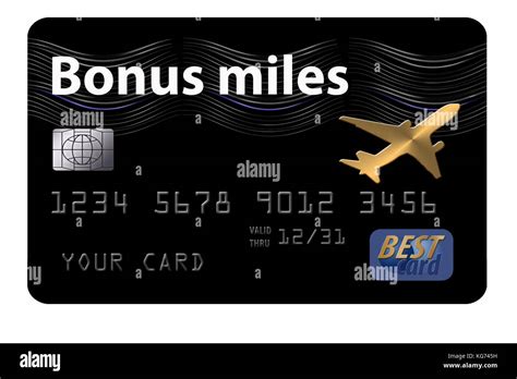 Air miles and rewards credit card Stock Photo - Alamy