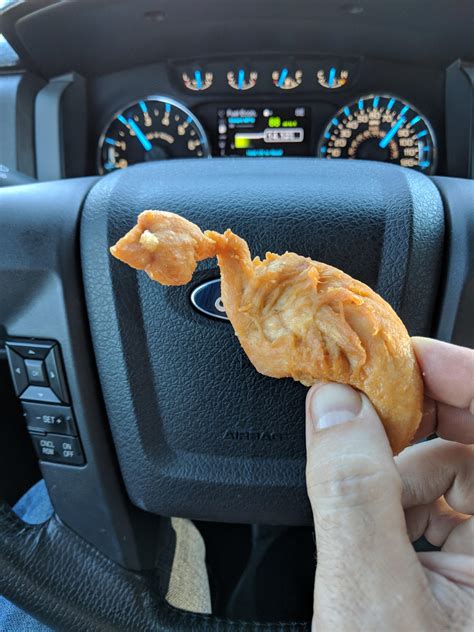 My Naked Chicken Strip From Raising Caines Looks Like A Naked Chicken