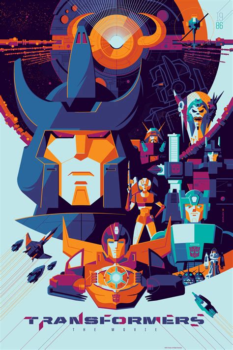 Transformers The Movie Poster Art From Tom Whalen — Geektyrant