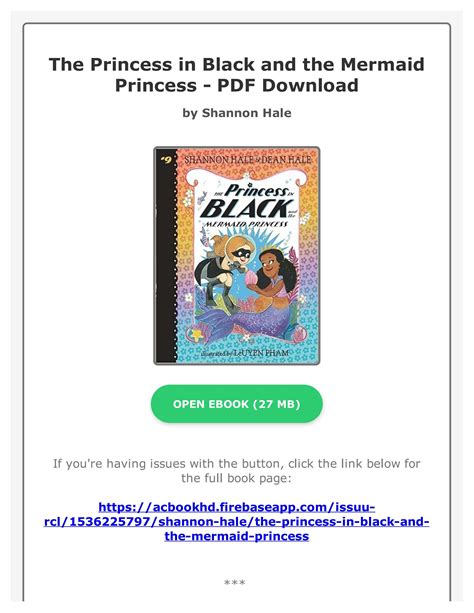 Free Pdf The Princess In Black And The Mermaid Princess By Shannon Hale By Cathrynfeestpf Issuu