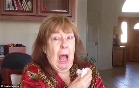 American Grandmother Filmed Theatrically Sneezing Daily Mail Online