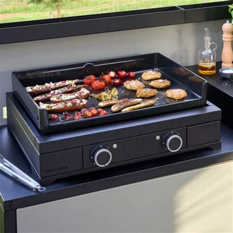 Acheter Une Plancha Modern Gaz En Acier Noir Forge Adour