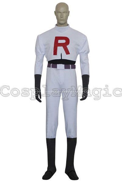 Pokemon Team Rocket James Cosplay Pokemon Halloween Costume Team