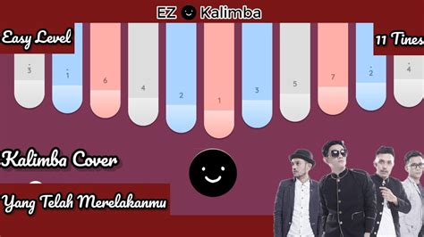 Kalimba Cover Seventeen Yang Telah Merelakanmu Easy Level With Tabs