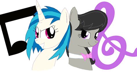 Vinyl Scratch and Octavia by HippityHoppity28 on DeviantArt