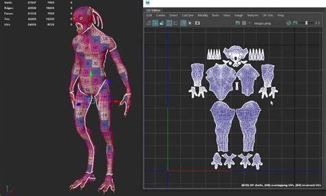 TUTORIAL MAYA OPTIMIZAR UVs IndustriaAnimacion