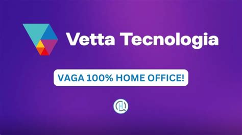 Analista De Suporte Vaga Home Office N Vel Brasil Na Vetta Tecnologia