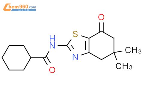 330191 09 8 N 5 5 Dimethyl 7 Oxo 4 5 6 7 Tetrahydro 1 3 Benzothiazol 2