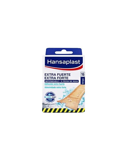 HANSAPLAST EXTRA FUERTE APOSITO ADHESIVO 16 TIRAS