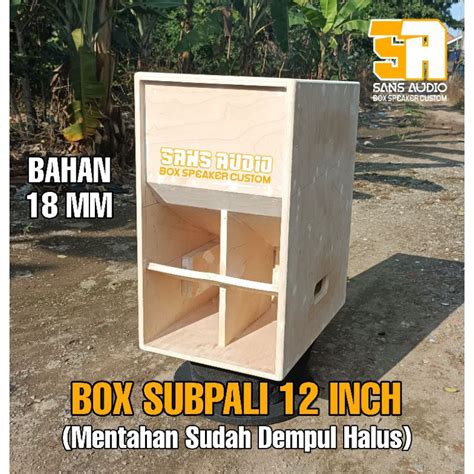 Jual Box Speaker Subpali Inch Shopee Indonesia