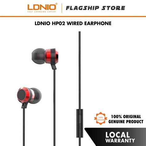 Ldnio Hp In Ear Wired Earphone High Quality Handsfree Lazada