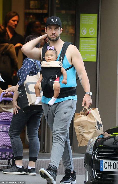 Alexis Ohanian Takes Daughter Olympia Out Grocery Shopping In Paris