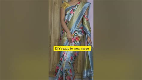 Wear Saree In 1 Minute Diy Ready To Wear Saree Pre Pleated Saree