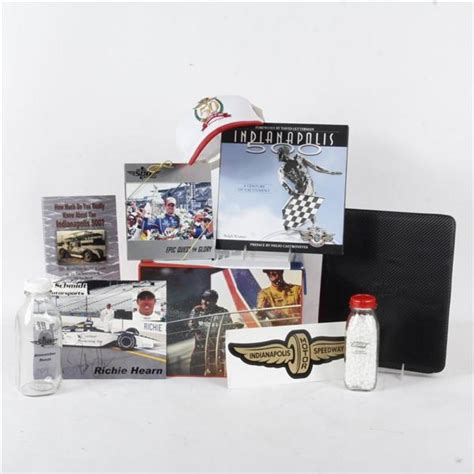 Lot Indianapolis Motor Speedway Indy 500 Fan Box Includes Logoed Hat Portfolio Alexander