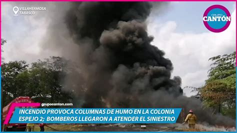 Tabasco Hoy On Twitter Videoth Incendio Provoca Columnas De Humo