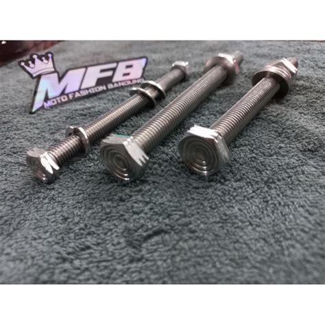 Jual Baut Engine Monting Mesin Rangka Rx King Rxs Yt Stenlis Anti Karat