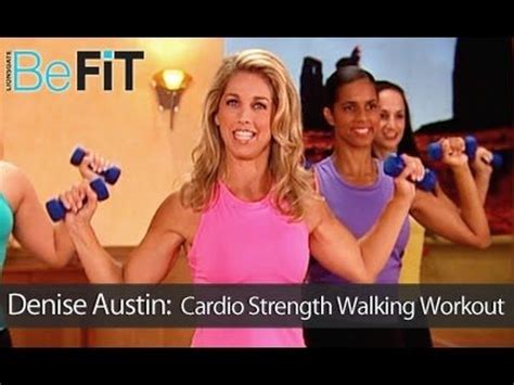 Denise Austin: Cardio Strength Walking Workout | Denise austin workout ...