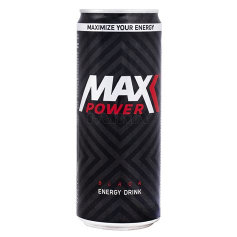 Energy Drink Maxx Power Black Ml