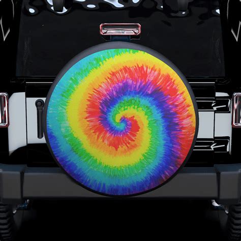 Tye Die Rainbow Spare Tire Covers T For Campers