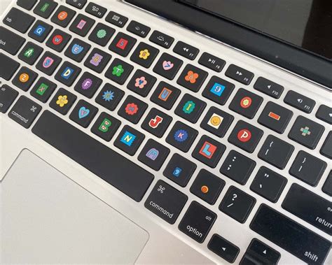 Keyboard Stickers for MacBook Laptop vibrant Lettering - Etsy