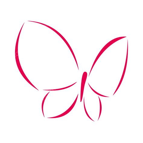 Single Butterfly Clipart To Color