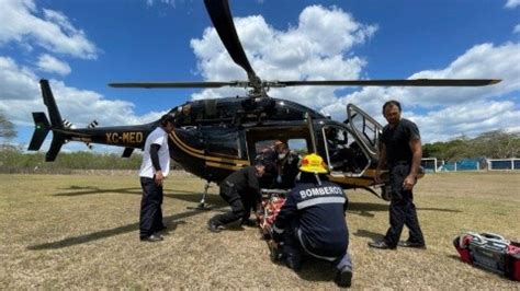 Familia sufre accidente de auto en Yucatán mujer muere y tres niños