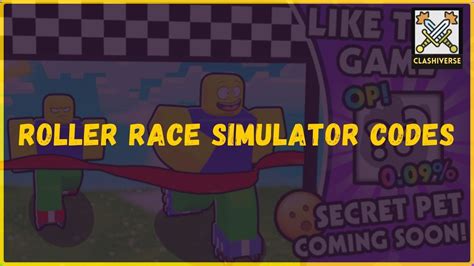 Roller Race Simulator Codes Roblox Codes Wiki October 2024