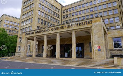 johann wolfgang von goethe university   city  frankfurt