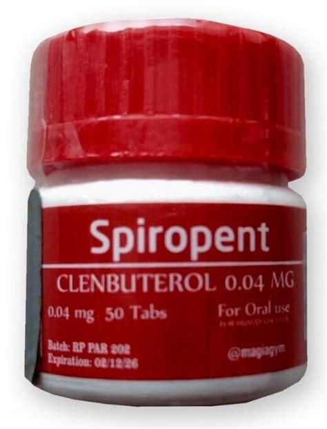 Spiropent Clenbuterol Mcg Tabletas Rotterdam