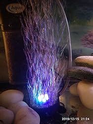 Unictop Led Aquarium Fish Tank Air Stone Light Multi Colored Bubble