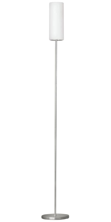 Lampadaire Eglo Lampadaire Troy E X W En Acier Nickel Mat D Mm