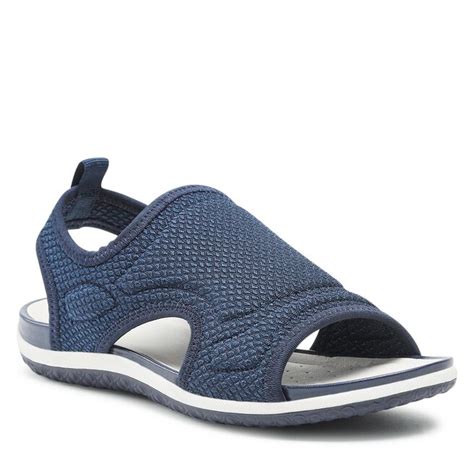 Sandali Geox D Sandal Vega D R B C Blu Scuro Escarpe It