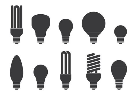 Light Bulb Silhouette Vector at Vectorified.com | Collection of Light ...